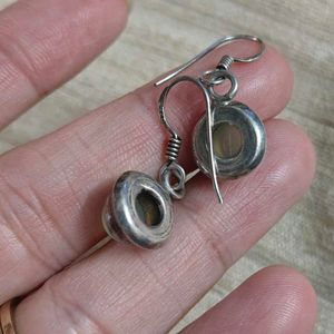 925 chalcedony dangler