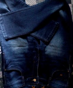 SPARKY DENIM JEANS NAVY BLUE COLOUR STRAIGHT FIT