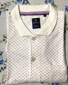 Men's White Polo T-Shirt