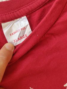 Red "We Believe" Christmas Long Sleeve Tee