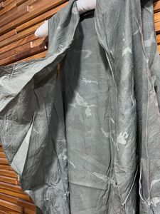 Sleeveless Camo Duster