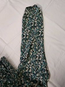Floral Puff Sleeve Ruched Crop Top