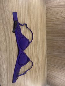 Mark&amp;Spencer Purple Lace Trim Bra