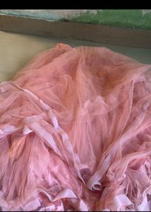 Pink Bridal Lehenga Skirt