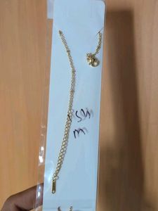 Gold Tone Layered Charm Necklace