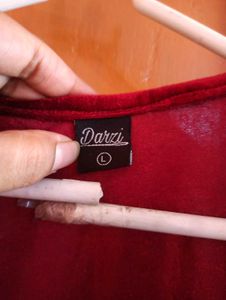 Red Velvet Shrug Dress