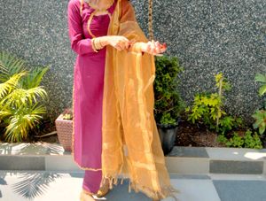 Elegant Kurta Set with Dupatta