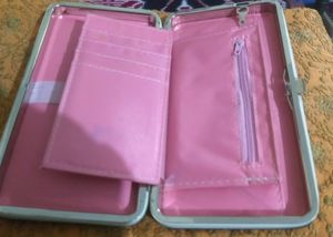 Grey Handheld Clutch..