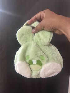 Cute Plush Frog Pouch
