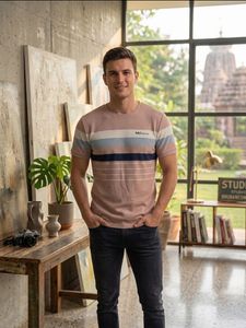Striped Crewneck T-shirt