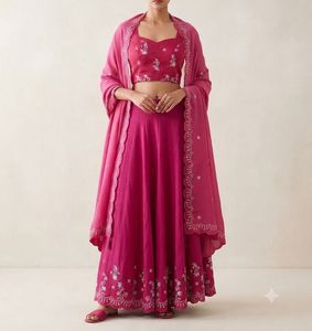 Ruby Pink Lehanga