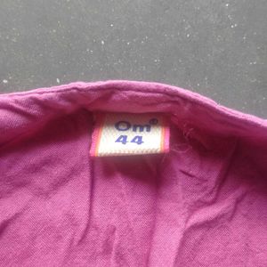 Vibrant Purple Cotton Kurta
