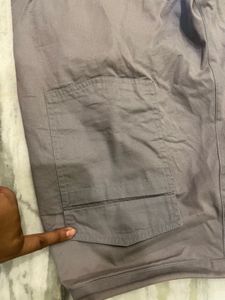 Baggy Grey Parachute Pants
