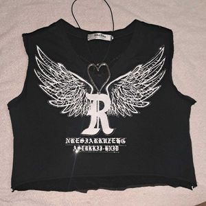 Y2k Pinterest Gothic Grunge Punk Crop Top