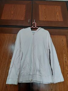 Baby Pink Zip-Up Hoodie
