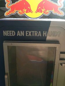 Red Bull Dispenser Display
