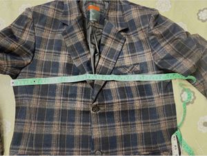 Men's Plaid Blazer