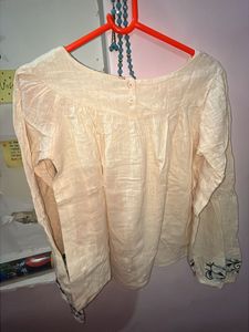 Top With Embroidery