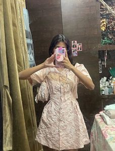 Cute Pink Mini Dress