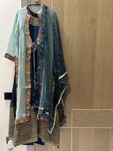 last price Beautiful Teal Kurti Set with Dupatta