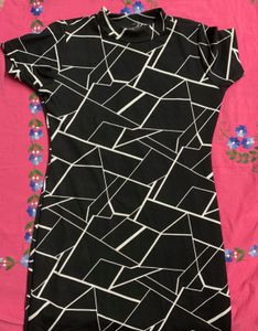 Geometric Print Bodycon Dress