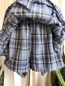 Imported Plaid Asymmetry Skort with Bow Detail