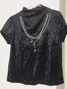 Velvet Short Top