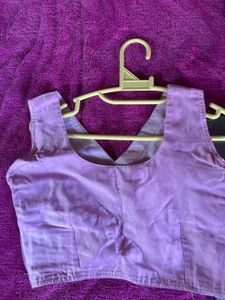 Elegant lavender Lehenga Choli with purple dupatta