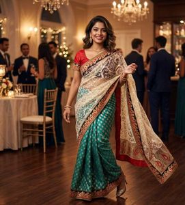 Banarasee Net Saree