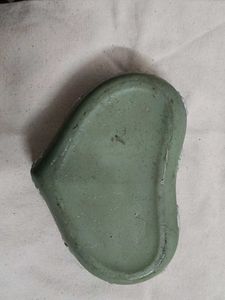Vintage Green Jasperware Trinket Box