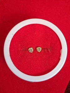 Stud Earring Set - Gold &amp; Crystal