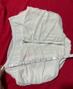 White Sheer Corset Tube Top