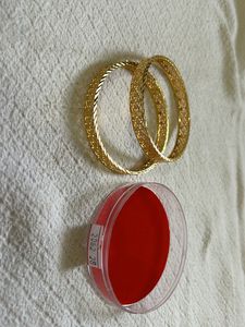 PREMIUM One Gram Gold Bangles 2-8 Size Brand New