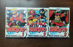 Naruto Manga Volume 1,2 And  3