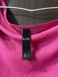Kazo One Shoulder Top With Saturn Bow Detailing