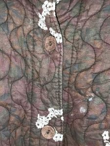 Quilted Floral Print Jacket