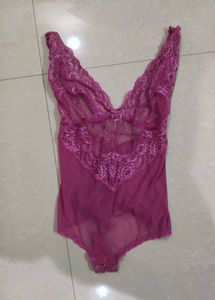 sexy one piece Sheer Lace Bodysuit