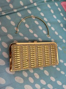 Elegant Gold Clutch