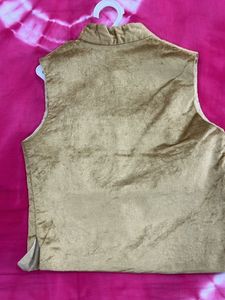 Gold Kids' Formal Vest