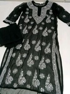 Chicken Kari Kurti With Peticoat