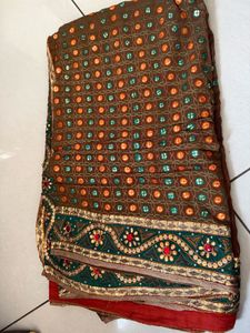 Designer Embroidered Saree