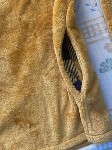RAHUSY Fluffy Yellow Sleep Top