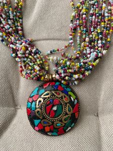 Bohemian Beaded Necklace
