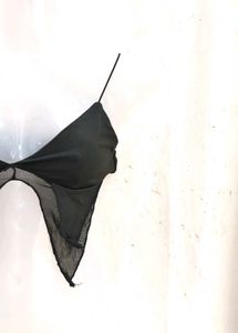 Gothic Black Crop Top