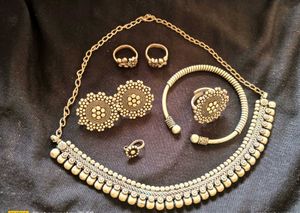 Oxidized Silver Jewelry Set