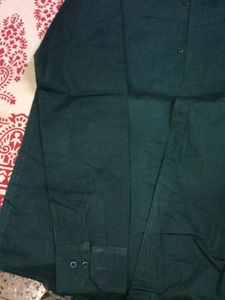 Men Dark Green Shirt