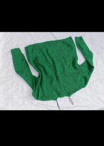 H&amp;M Green Cozy Knit Sweater