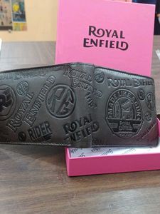 Royal Enfield Leather Wallet Brown