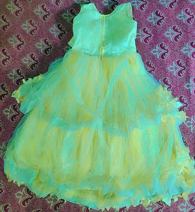 Yellow Flower Girl Dress