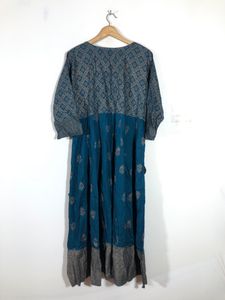 Sea Green Printed Kurta(Women’s)